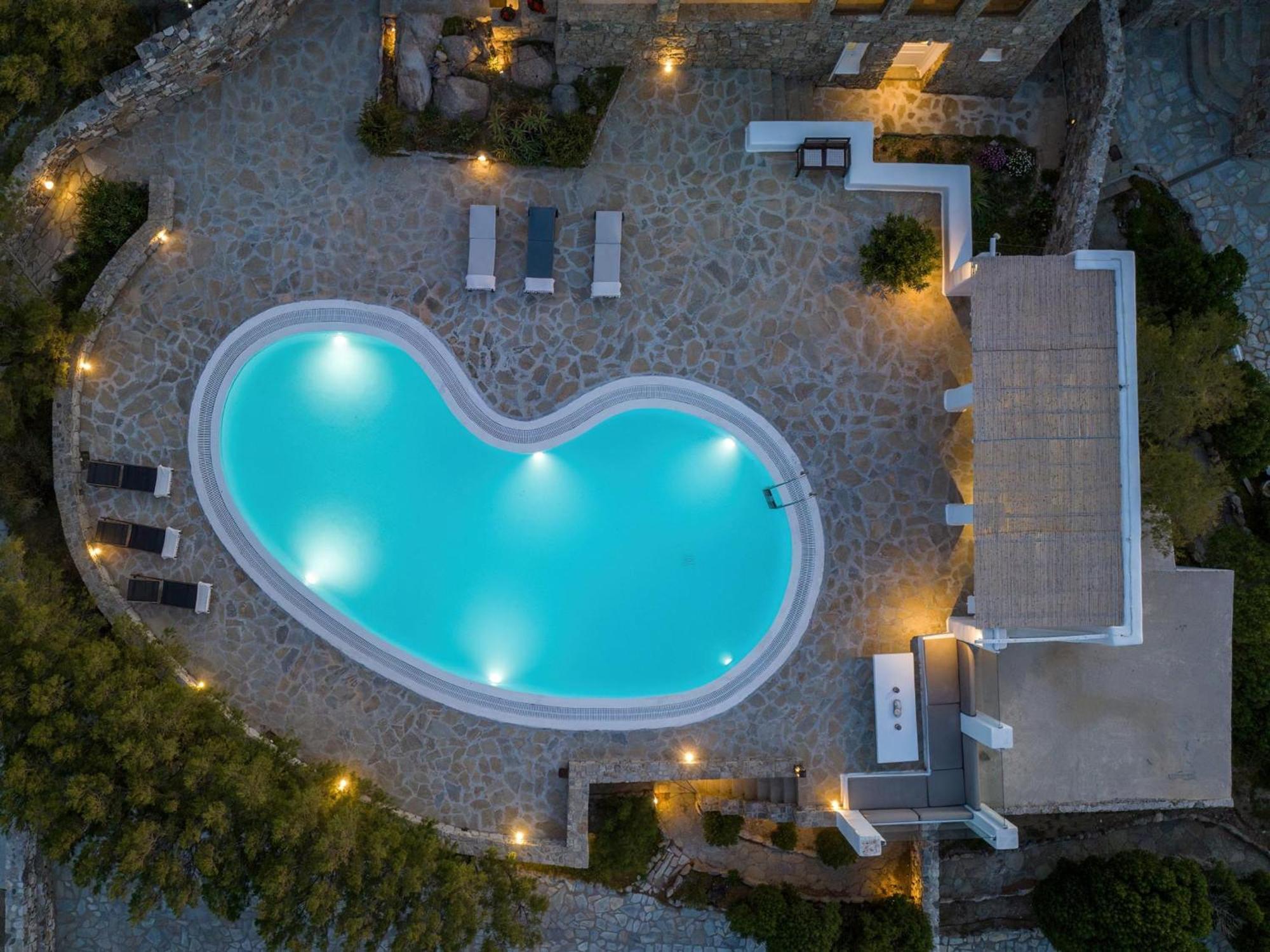 Villa Zanetti Mykonos Agios Ioannis Diakoftis エクステリア 写真