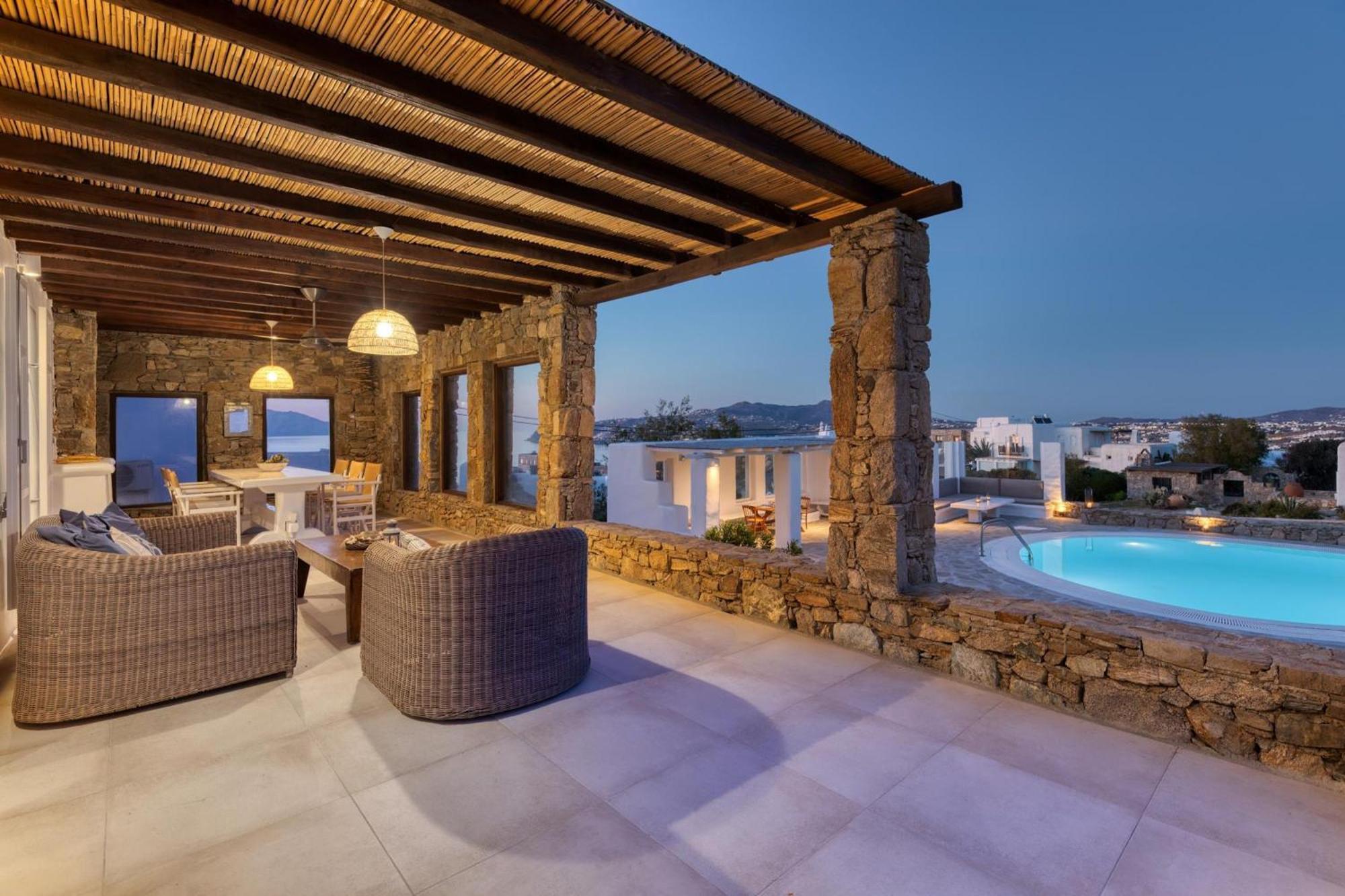 Villa Zanetti Mykonos Agios Ioannis Diakoftis エクステリア 写真